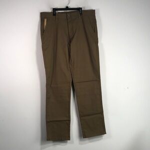 Weatherproof Commuter Flex Waist Pant, Men's Size 36W - 34L - Brown